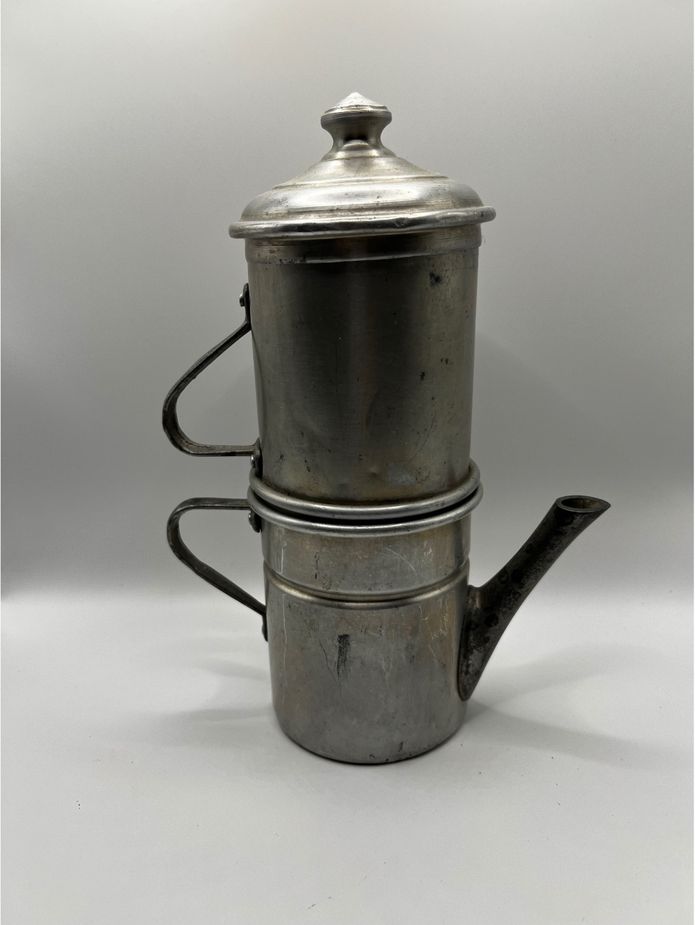 Vintage Stainless Steel Single Cup Espresso Maker Made in Italy [COPY]
